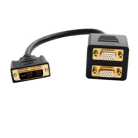 Startech.Com 1ft DVI to Dual VGA Y Splitter Cable M/F DVISPL1VV